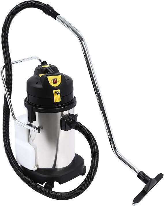 30L Commercial Carpet Cleaning Machine,Professional 3 in 1 Carpet Extractor Upholstery Wet Dry Vacuum Cleaner,Industrial Portable Floor Cleaning Machine for Hotels,Dry Cleaners (30L)