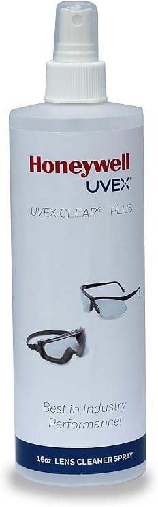 Uvex Clear Plus Lens Cleaner Solution, 16 oz