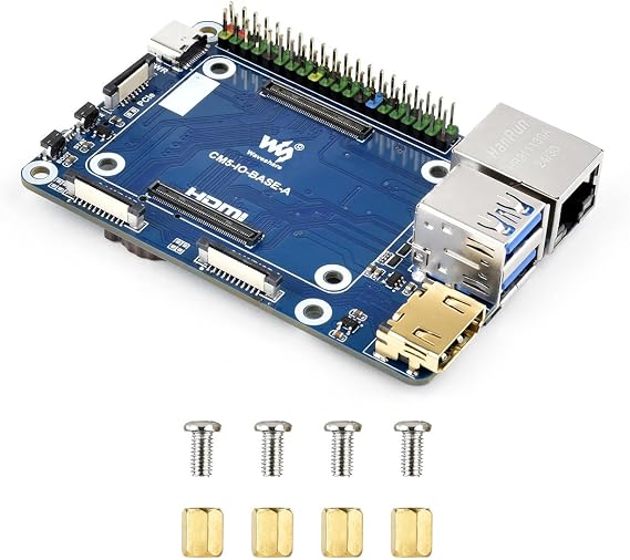 Waveshare CM5 Mini Base Board (A) Designed, Compatible with Raspberry Pi Compute Module 5