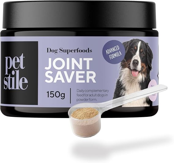 Joint Saver: Collagen Glucosamine Devil's Claw Green-lipped Mussel & Rosehip - Supports Joints Hip & Mobility of Adult Dogs Anti-Inflammatory (1 x 150 g)