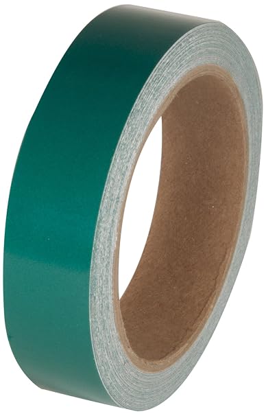INCOM Manufacturing: RST110 Engineer Grade High Visibility Reflective Adhesive Tape, 1 inch x 30 ft., Green indoor / outdoor on railings, trailers, post