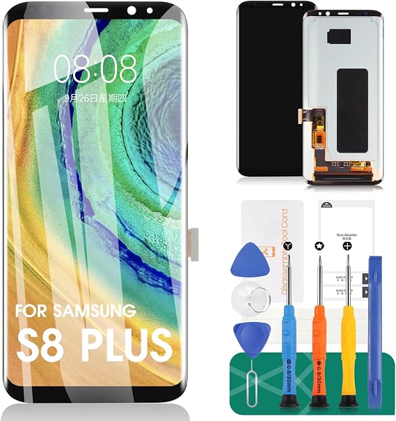 Original for Galaxy S8 Plus LCD Replacement for Galaxy S8 Plus LCD for Samsung Galaxy S8+ Display for Samsung S8+ Digitizer for SM-G955F SM-G955U Touch Screen Assembly Repair