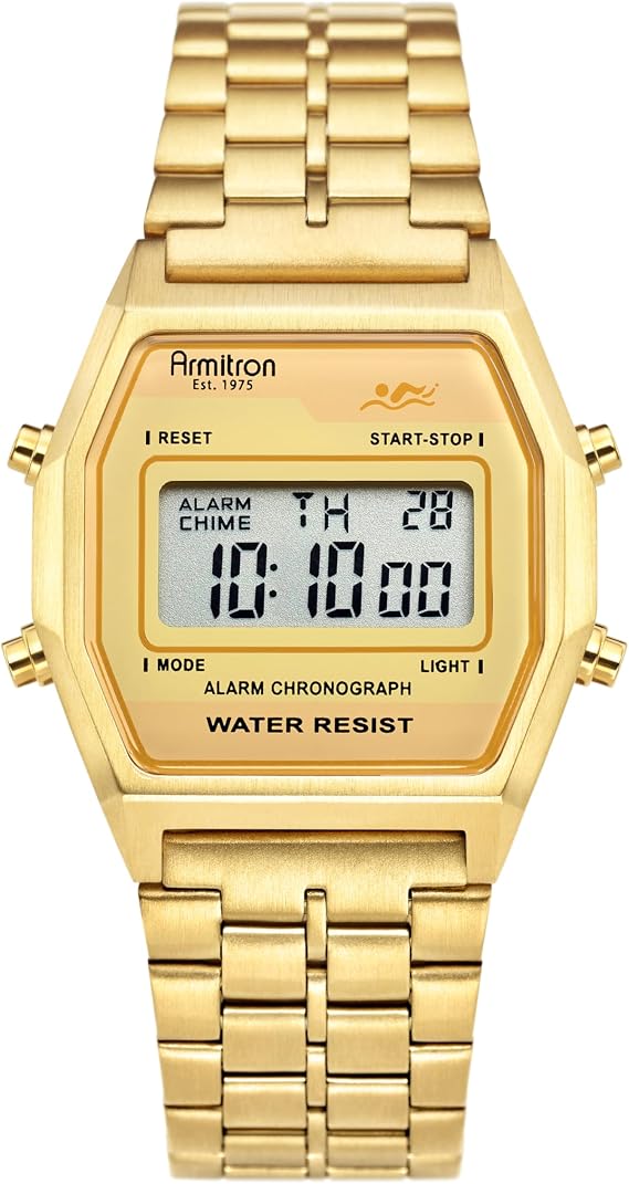 Armitron Sport Retro Digital Chronograph Bracelet Watch 40/8474