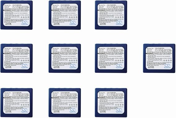 (10 Pack) XSP Battery for HBC BA222060 FUA71 FUB 3A FUB3A Radiomatic BA203060 PN AF-FUB03M BA203060 BA222060 KH68302500