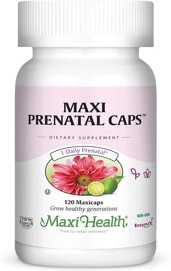 Prenatal Vitamins for Women Complete Pregnancy Multivitamin with Folic Acid, Iron, Vitamin D3, B12, Zinc & Biotin Daily Prenatal Support Before, During & After Pregnancy 120 Capsules | Kosher | Prenatal with Iron, Folate, Choline & Vitamin D3 | Before, During & After Pregnancy Support | Doctor Formulated