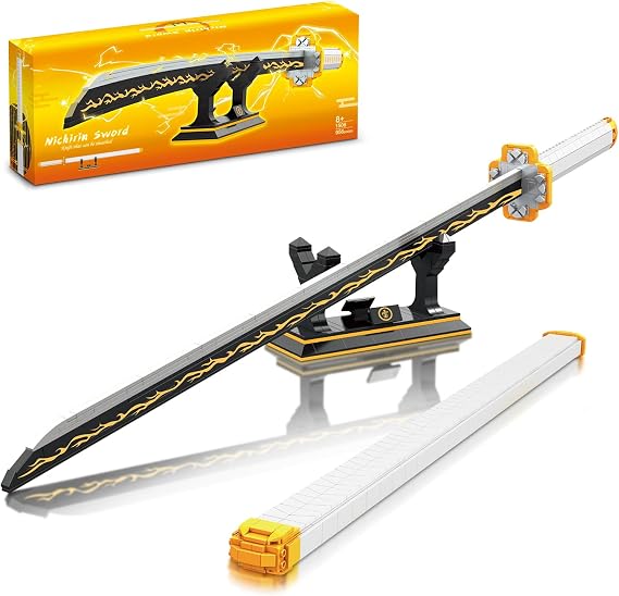 39in Sword Building Block Sets, Compatible with Lego Set, 956PCS Zentisu Samurial Sword with Scabbard and Stand, for Boys Adults 8 9 10 11 12 13 14
