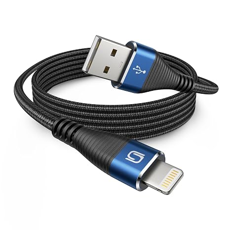iPhone Long Cord 10ft 3Pack [Apple MFi Certified] iPhone Charger Braided USB A to Lightning Cable Fasting Charging Compatible with iPhone 14/13/12/11 Pro Max/X/XR/XS Max/8 7 Plus iPad/iPod