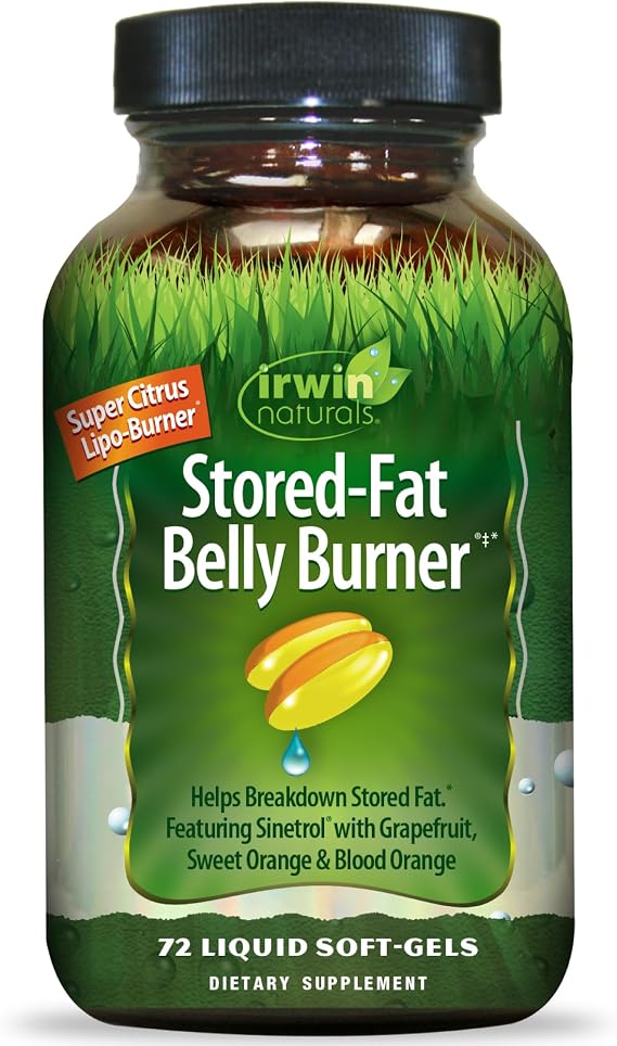 Irwin Naturals Stored-Fat Belly Burner Fat Metabolism | 72 Count