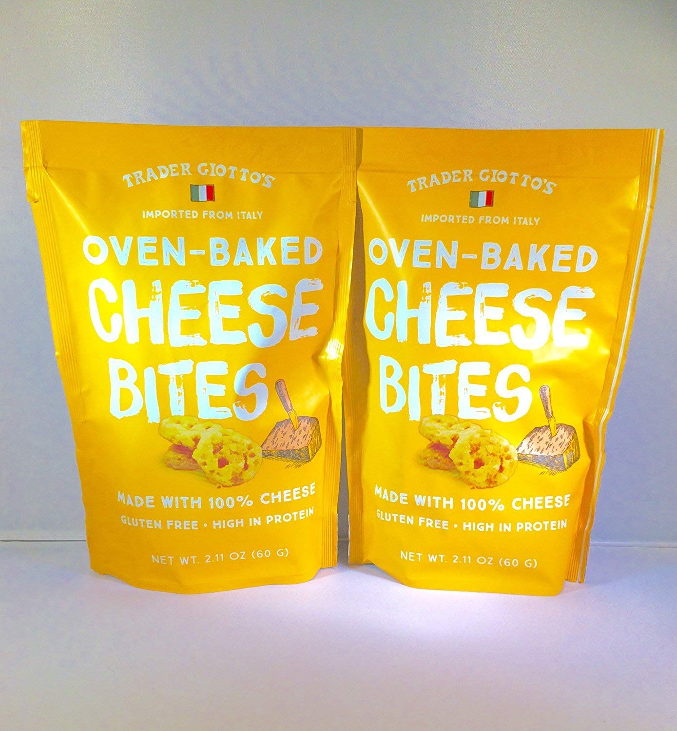 Trader Joes Trader Giottos Oven-Baked, Gluten-Free, Low Carb Cheese Bites 4-pack