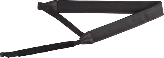Neotech - Slimline Classical Guitar Strap, Regular, Black Leather
