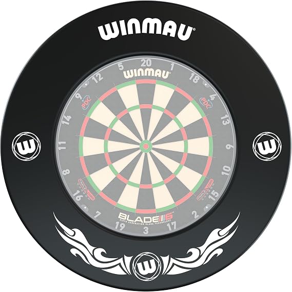 Winmau Xtreme Black Dartboard Surround Ring - Dart Wall Protector