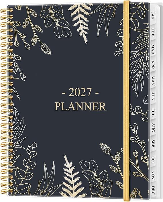 2027 Planner, Calendar Planner, Jan 2027 - Dec 2027, Weekly and Monthly