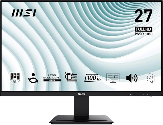 MSI Pro MP273A 27" 1920x1080 IPS 100Hz 1ms Anti-Glare Full HD Monitör