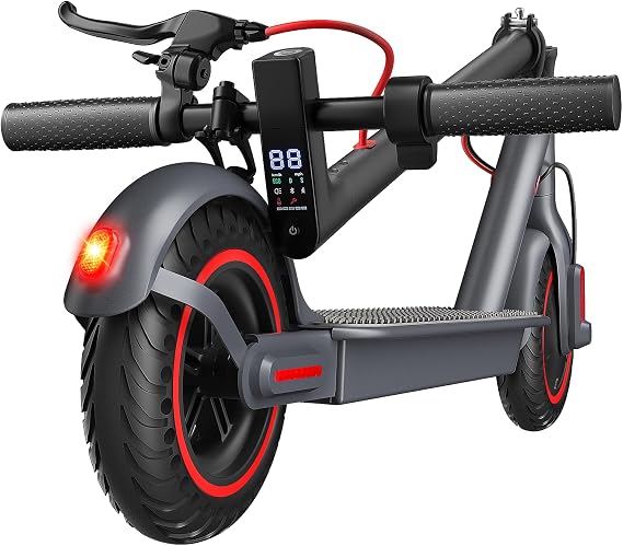 Electric Scooter Adult, 500W Powerful Power, 8.5" Solid Tire, 18/19 MPH