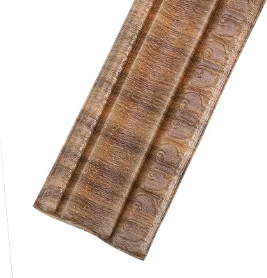 Trim Self-Adhesive Tape - 1 Pack Peel and Stick Decorative Trim for Tile Edge Mirror Furniture Door Wardrobe Decor - Foam Wall Trim - 3-inch x 9-ft Brown