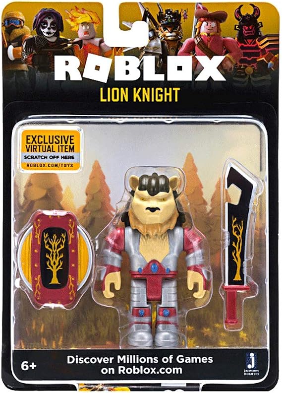 Roblox Lion Knight 2.75" Figure with Exclusive Virtual Item Code