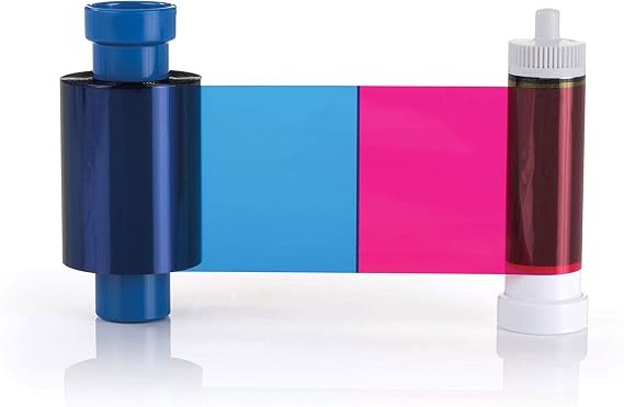 Magicard Full-Color Ribbon YMCKO - MA300YMCKO - Prints 300 Single-Sided Cards (150 if Printing Duplex) Includes: Alphacard Cleaning Kit