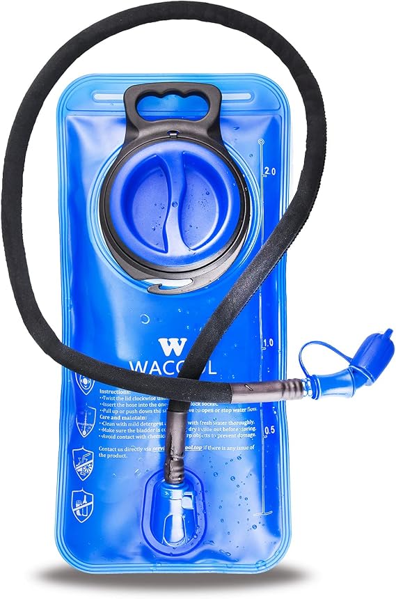 WACOOL 2L 70oz BPA Free PEVA Hydration Pack Bladder Leak-Proof Water Reservoir (Hydration Bladder Only)