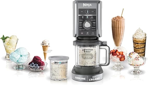 Ninja CREAMi XL Deluxe 11-in-1 Ice Cream & Frozen Treat Maker, NC501