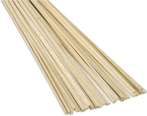 Balsa Wood 1/8 X 1/4 X 36 (15) - Quantity is Listed in Parenthesis in Title