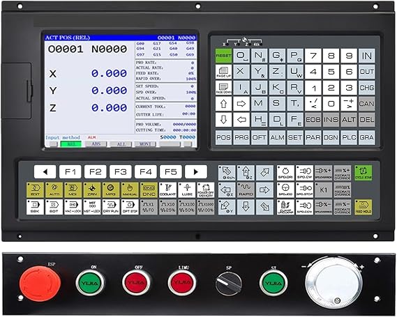 cnc lathe control system Popular CNC Controller 3 Axis Milling PLC Programmable Logic systematic With A+T+C Function For Machining Center Transformation(A panel)