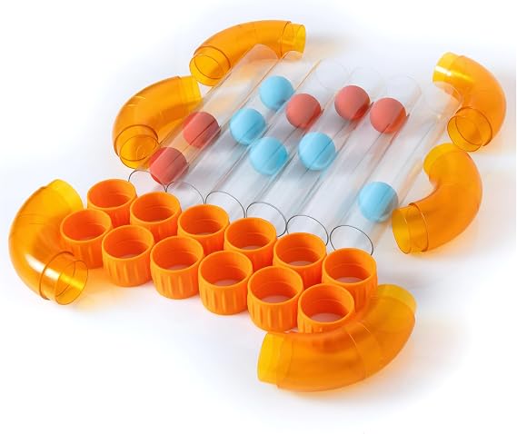 Fat Brain Toys Air Toobz Expansion Pack - Air-Powered STEM Building Toy for Kids & Teens, Kids Building Toys, STEM Toys for 3+ Year Old