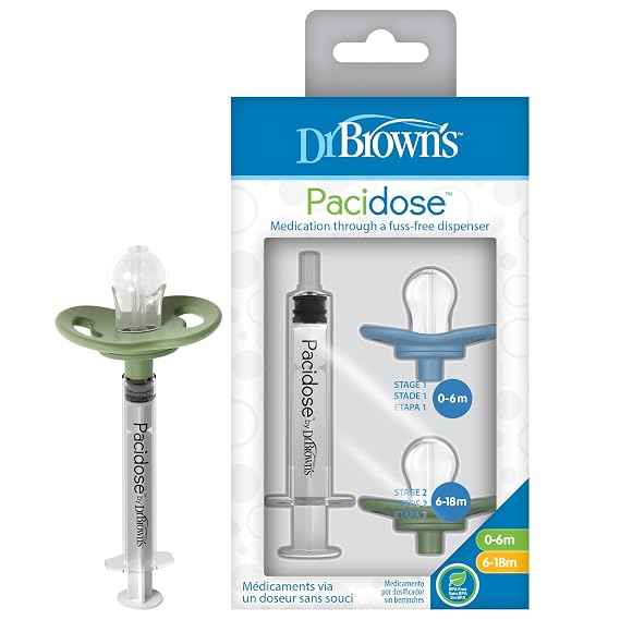 Dr. Brown's Pacidose Liquid Medicine Dispenser, 0-6 m and 6-18 m Bulbs