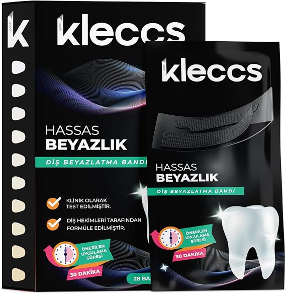 Diş Beyazlatma Bandı, Hassas Beyazlık, 14 Paket-28 Bant, Günlük ve Bireysel Kullanıma Uygun