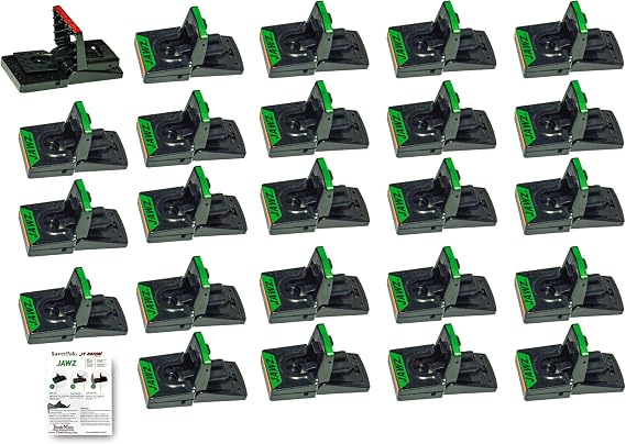 $averPak 24 Pack - Includes 24 JT Eaton Jawz Mouse Traps for use with Solid or Liquid Baits (24 Pack) Case Pack