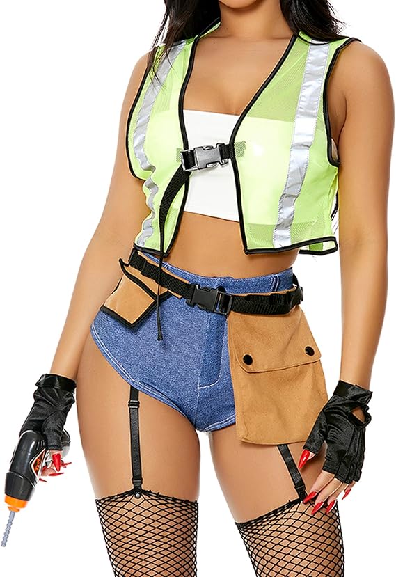 Forplay womens Under Construction Construction Worker Costume