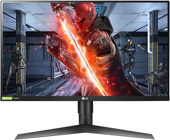 LG 27GL650F-B 27" Ultragear Gaming Monitor Full HD (1920 x 1080) IPS Display, NVIDIA G-Sync Compatible, Adaptive-Sync Technology, 144Hz Refresh Rate, 1ms Motion Blur Reduction, HDR 10 - Black