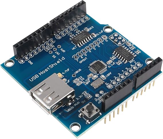 USB Host Shield Compatible for Arduino MEGA 2560 1280 Support Google Android ADK & USB HUB Function