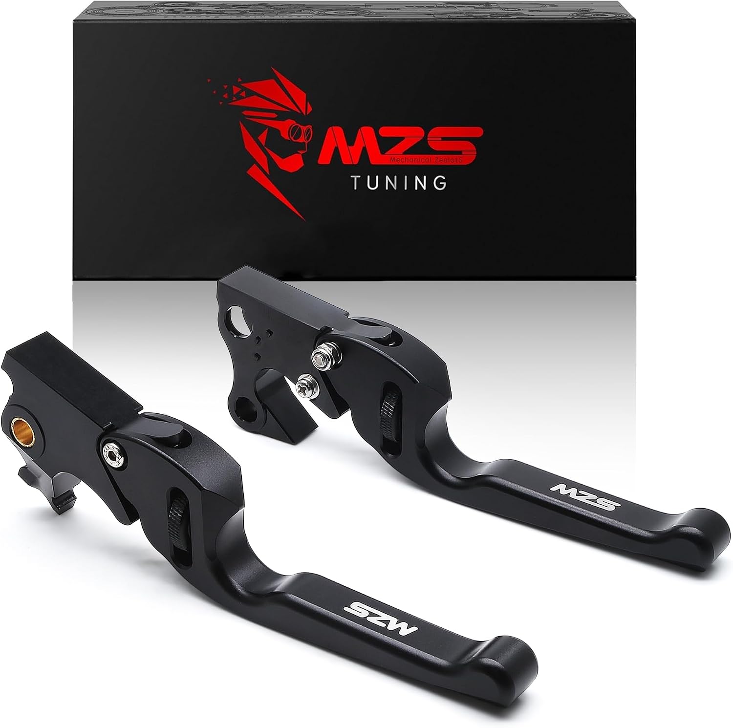 MZS Black Motorcycle Clutch Brake Levers Wheel Adjustable CNC Compatible with Sportster Iron 883 2014-2022  XL883L 2014-2019  Sportster XL 1200 2014-2022