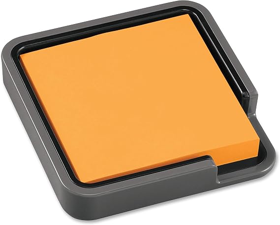 Post-it Note Holder, 3x3 in, Gray, 1 Notes Holder/Pack (ED-654-G)