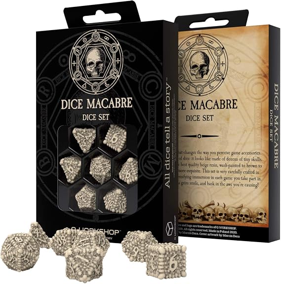 Q-Workshop DICE Macabre (Dice Set)