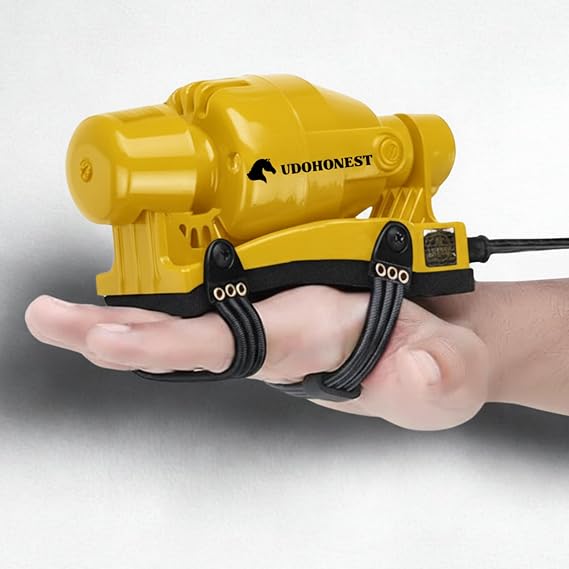 Powerful Double Speed Floating Action for Full Body Massager Corded Electric Powered, Barber Massager Yellow