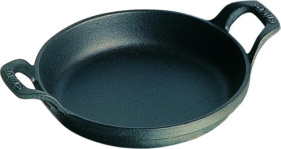 Staub 1301623 Round Roasting Dish 16 cm Matt Black
