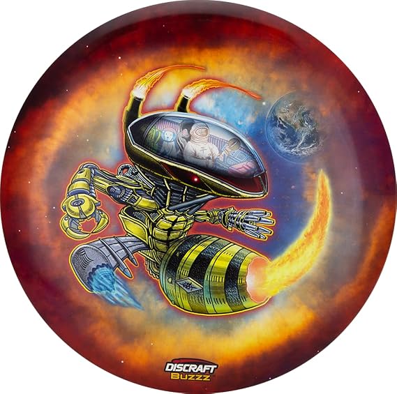 Discraft Supercolor Gallery Fire Buzzz Mid-Range Golf Disc