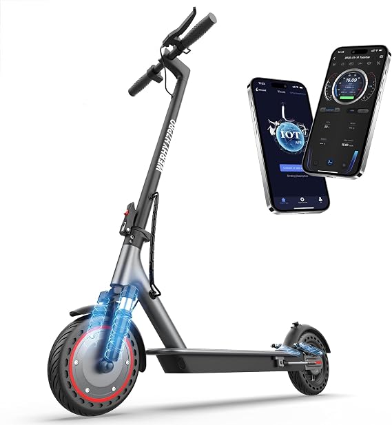 WERHY Electric Scooter, 350W/500W Powerful Motor & 8.5''/10'' Tire