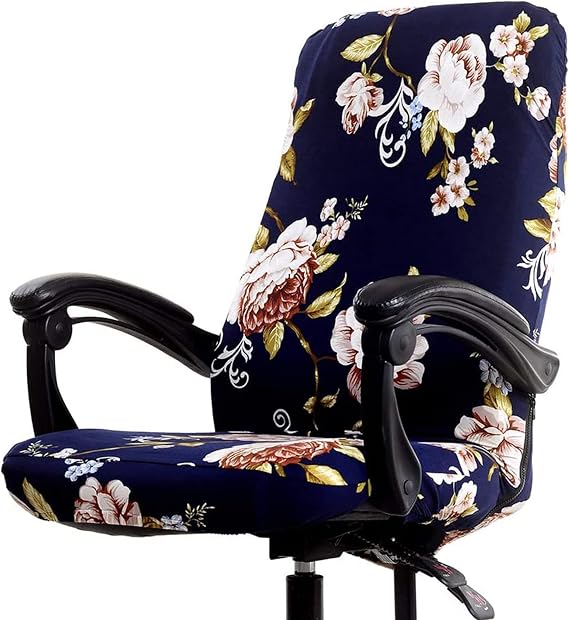 XNN Computer Office Chair Cover - Protective Stretchable Chair Covers Stretch Chair Slipcover(A)