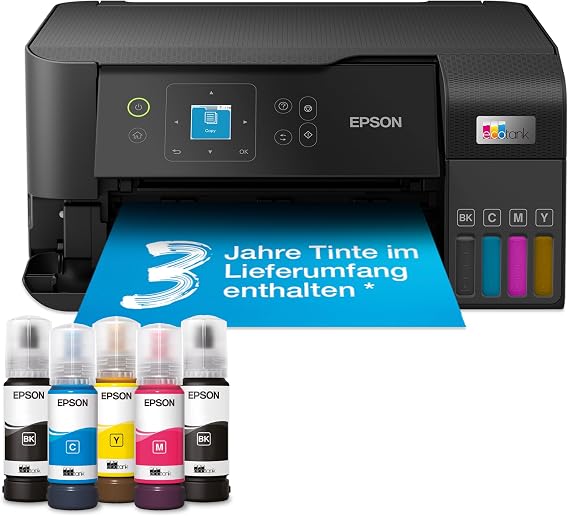 EcoTank ET-2840 A4 Multifunction Wi-Fi Ink Tank Printer with up to 3 years of inks