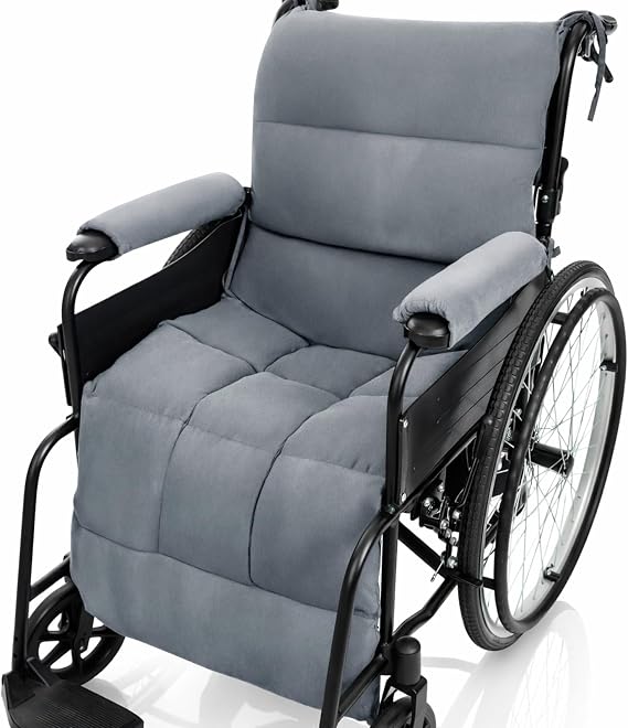 Vive Wheelchair Seat Cushion - Comfortable Back Pressure, Pain Relief - for Desk, Office, Car, Gaming Chair - Large, Soft Non-Slip Pillow for Coccyx - Folding Lower Tailbone Support | Desk, Office, Car, Gaming Chair - Large, Soft Non-Slip Pillow for Coccyx - Folding Lower Tailbone Support