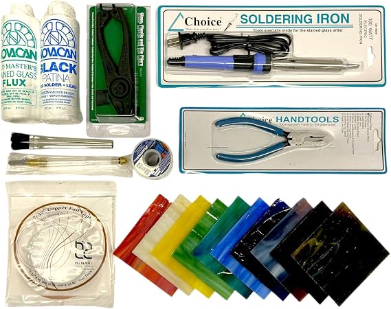 Stained Glass Start-Up Kit (10 Items)