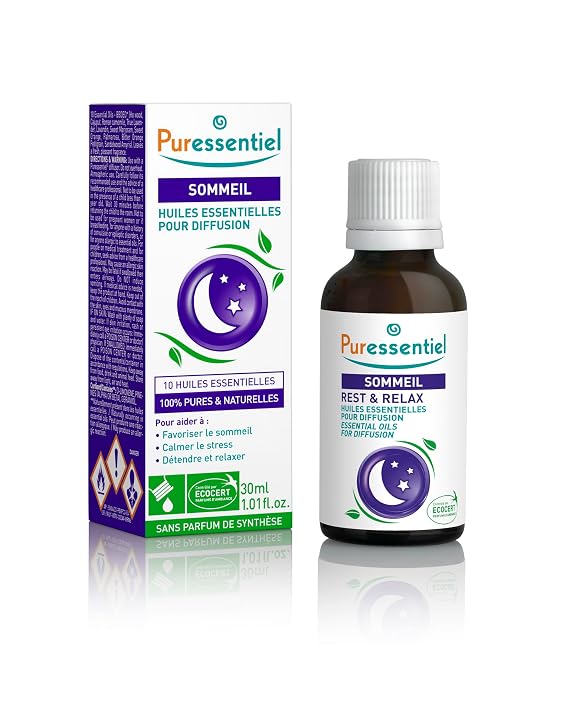 Puressentiel Diffusion Essential Oil - Naturally Derived Aromatherapy Blend - Formulated for Diffusion - Made with Essential Oils - Eco-Friendly Products - 1.01 oz