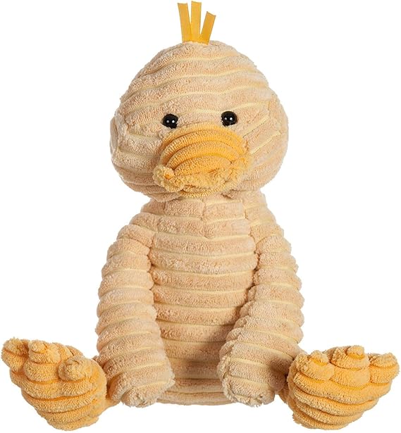 Apricot Lamb Toys Plush Corduroy Duck Stuffed Animal Cuddly for Child 9 in