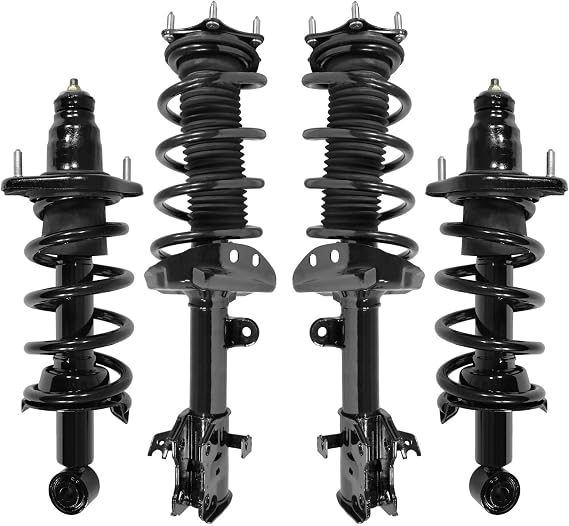 COMPLETESTRUTS - Front & Rear Complete Strut Assemblies with Coil Springs Replacement for 2007-2011 Honda CR-V - Set of 4