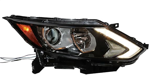 Halogen Headlight, for 2017 2018 2019 Nissan Rogue Sport (Passenger Side (Right))