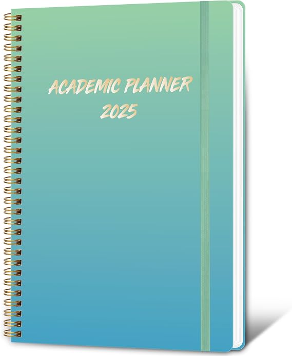 Teacher Planner 2025 Weekly & Monthly Planner from Jan 2025 - Dec 2025 with Monthly Calendar,9x11 Inches Academic Organizer with Pocket for School, Office