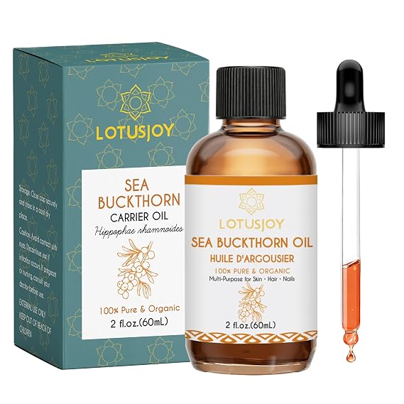 Sea Buckthorn Oil, 100% Pure, For Skin, Hair, Nails, 2 Oz
