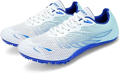 Unisex Track and Field Spikes Sneakers Kids Running Sprint Shoes Professional Athletic Racing Running Jumping Shoes